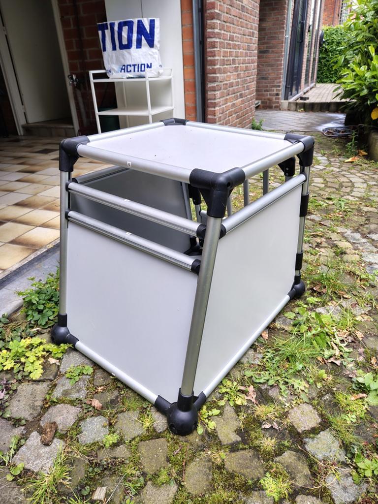 Trixie hondenbench aluminium, Ophalen, Zo goed als nieuw, Minder dan 75 cm, Minder dan 65 cm