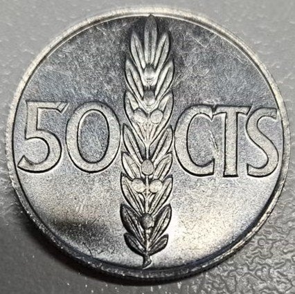 Espagne : 50 Centimos 1971 KM #795 Ref 16919, Enlèvement ou Envoi, Autres pays, Monnaie en vrac