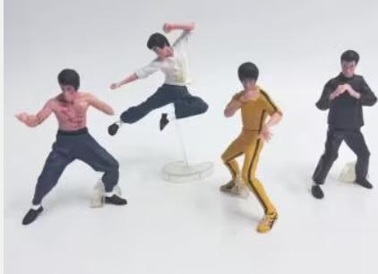 Bruce Lee collectors figuren set 4 stuks (10cm)