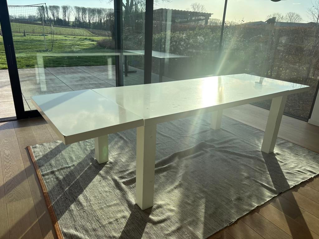 Table à manger 1m80 (jusqu'à 2m80 avec rallonge), Maison & Meubles, Tables | Tables à manger, Enlèvement, Utilisé, 50 à 100 cm