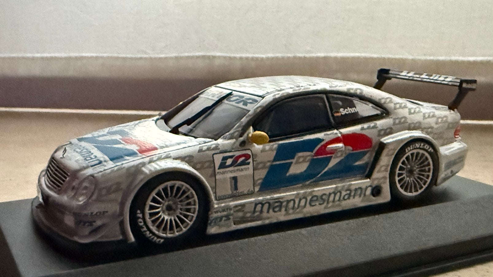 Mercedes CLK DTM 2000 Schneider, Hobby & Loisirs créatifs, Voitures miniatures | 1:43, Comme neuf, Voiture, MiniChamps, Enlèvement ou Envoi