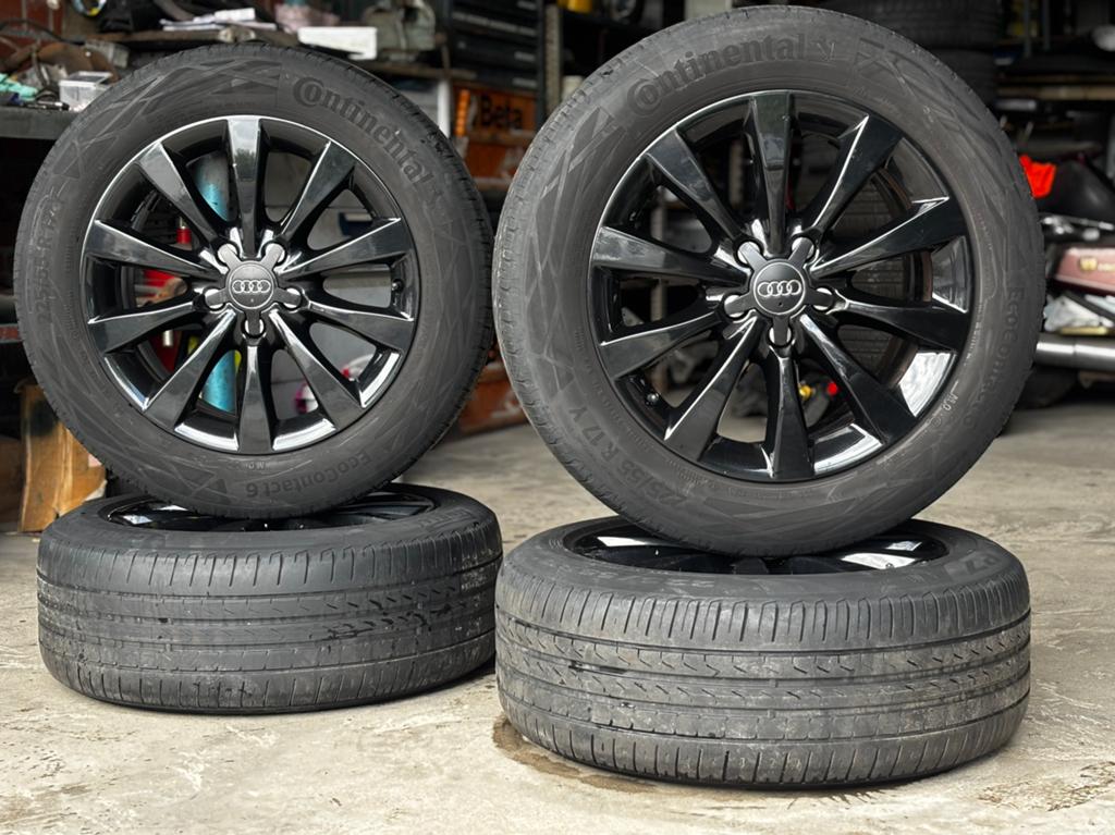 Jantes Audi 5x112 • 225/55/17 • 5x112, Autos : Pièces & Accessoires, Pneus & Jantes, Pneus et Jantes, Pneus été, 17 pouces, 255 mm