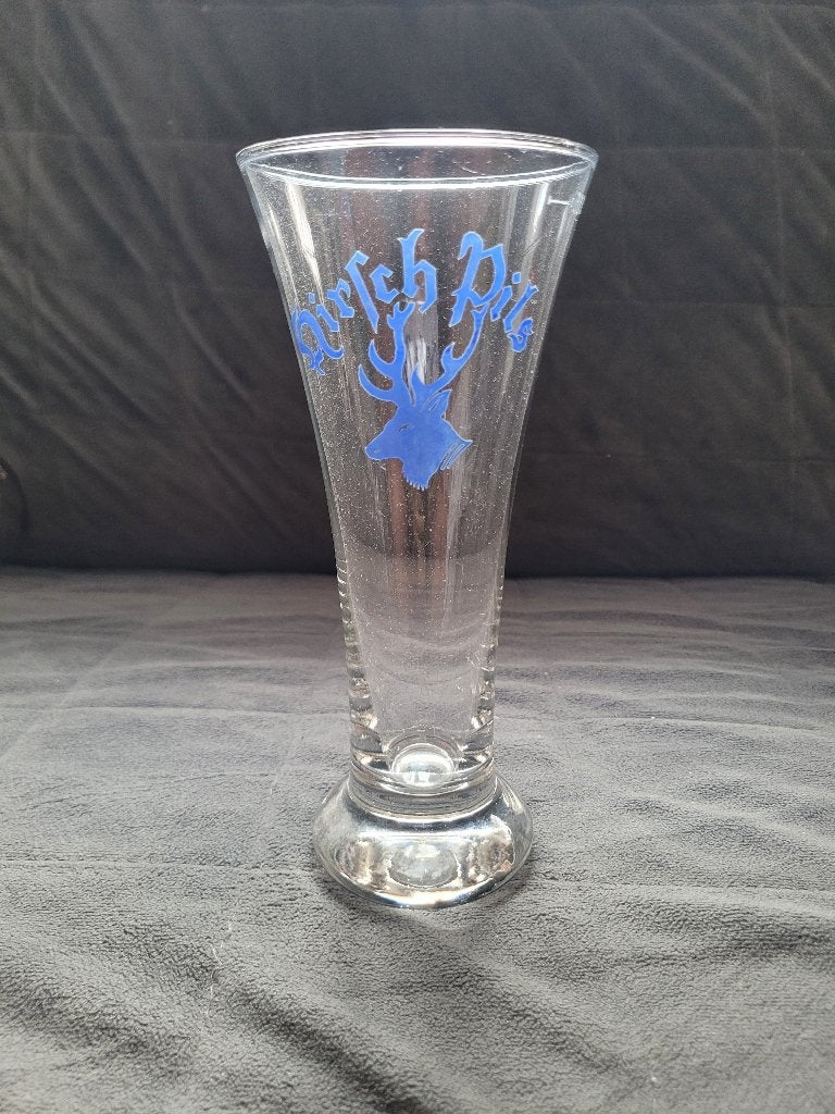 Hirsch Pils bierglas, Ophalen of Verzenden, Gebruikt, Glas of Glazen, Overige merken
