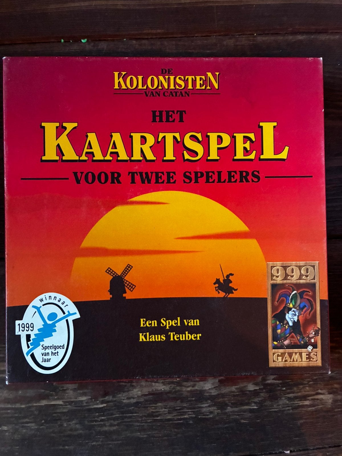 Kaartspel Kolonisten van Catan, Een of twee spelers, Ophalen, Zo goed als nieuw