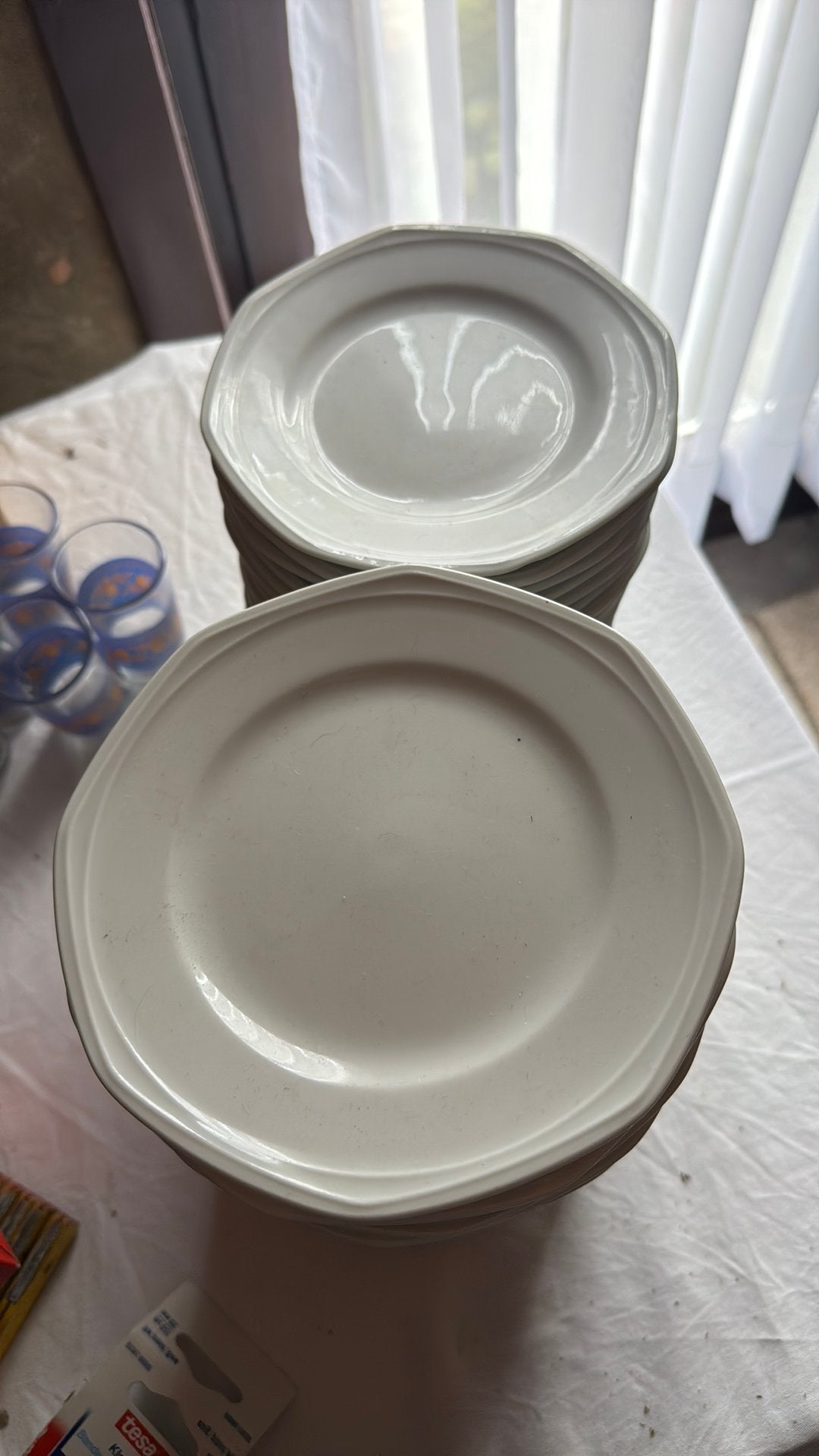 Assiettes 17 cm - 51 pièces, Assiettes(s), Comme neuf, Céramique, Enlèvement