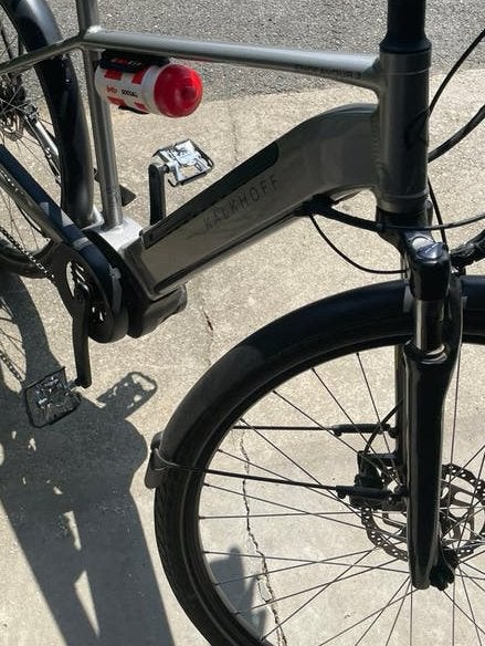 Vélo électrique Kalkhoff, Vélos & Vélomoteurs, 55 à 59 cm, Enlèvement ou Envoi, Utilisé, 50 km par batterie ou plus
