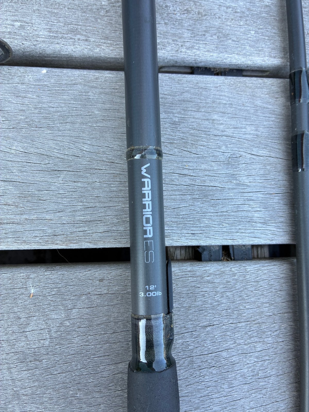 2x fox warrior ES 12’ 3.00 lb, Ophalen, Gebruikt, Werphengel