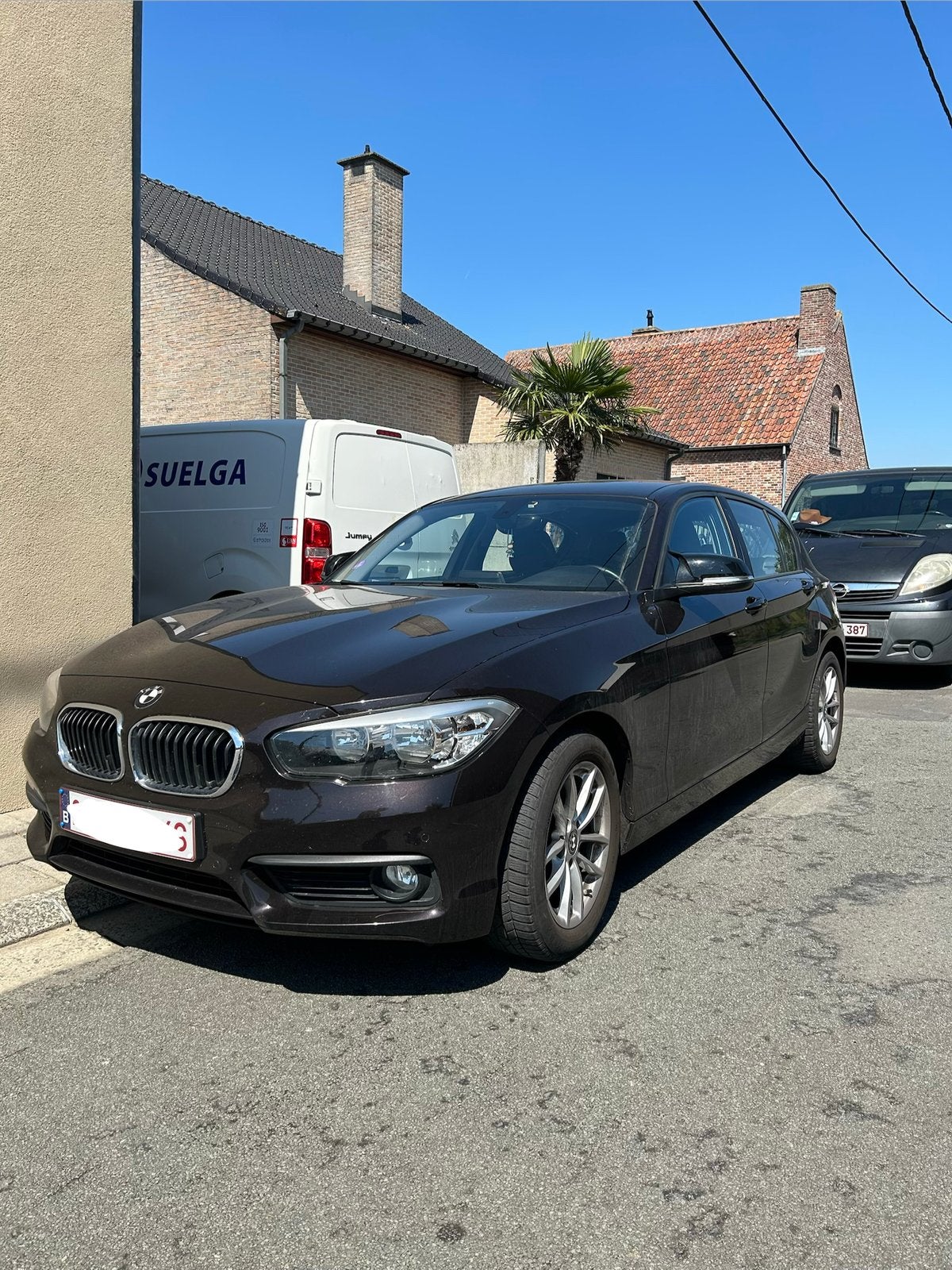 BMW 116i hatch 2018 + ABC klep, Entreprise, Brun, Achat