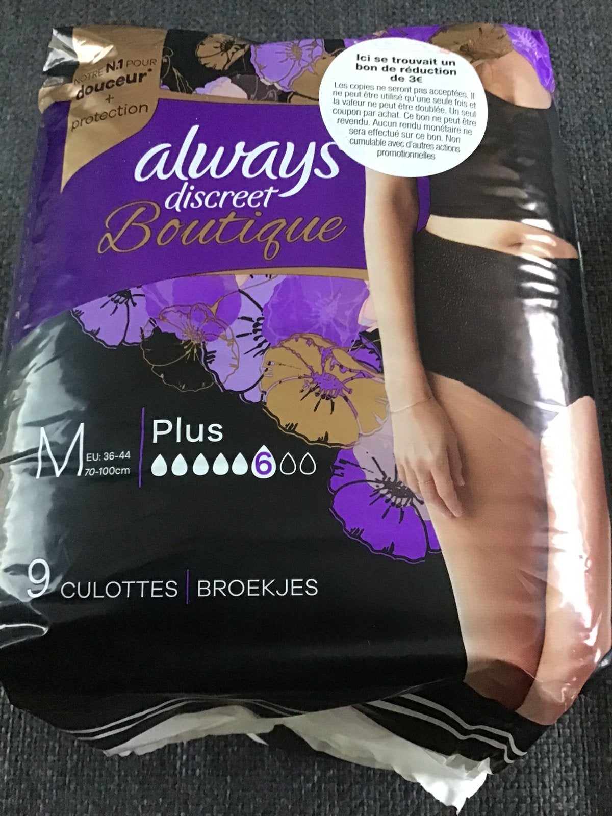 Always discreet broekjes, Ophalen, Nieuw