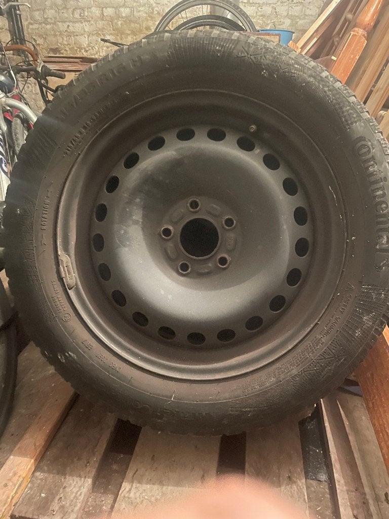 4 roues hiver 215/55 R16 – jantes acier Ford C-MAX 5x108, 16 pouces, Véhicule de tourisme, Pneu(s), Enlèvement