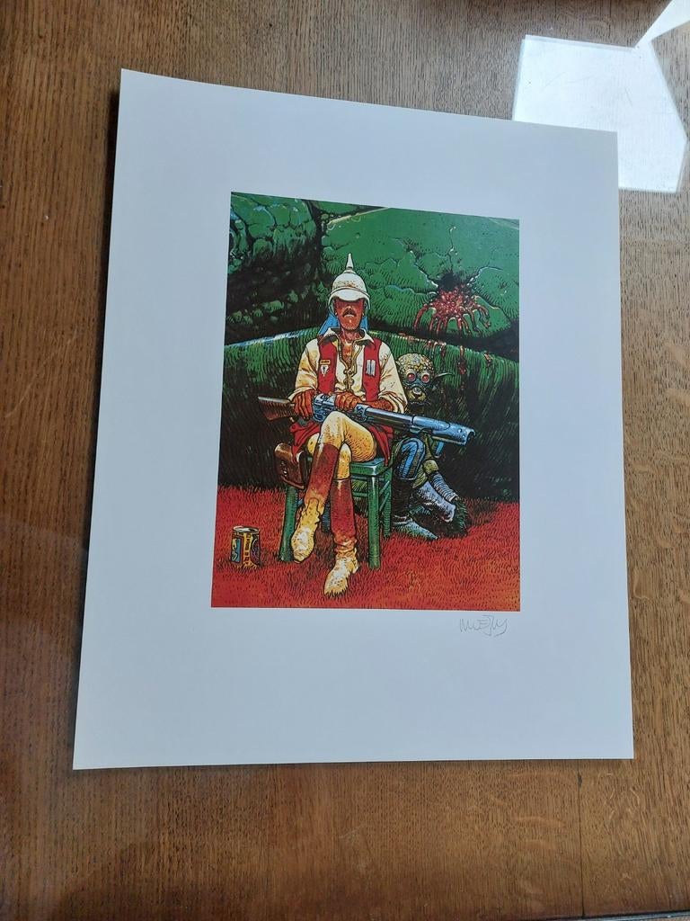Serigraphie Moebius numérotéeet signée, Enlèvement ou Envoi