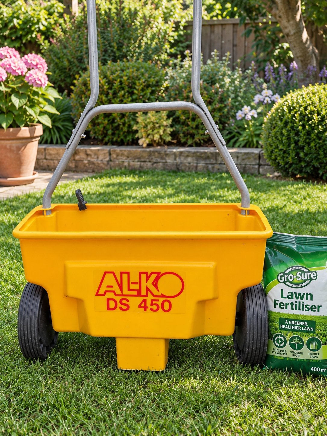 Épandeur d'engrais pour pelouse, Jardin & Terrasse, Gazon & Gazon artificiel, Enlèvement, Utilisé