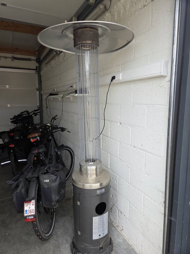 terrasverwarmer, Enlèvement, Utilisé, Gaz, Sol