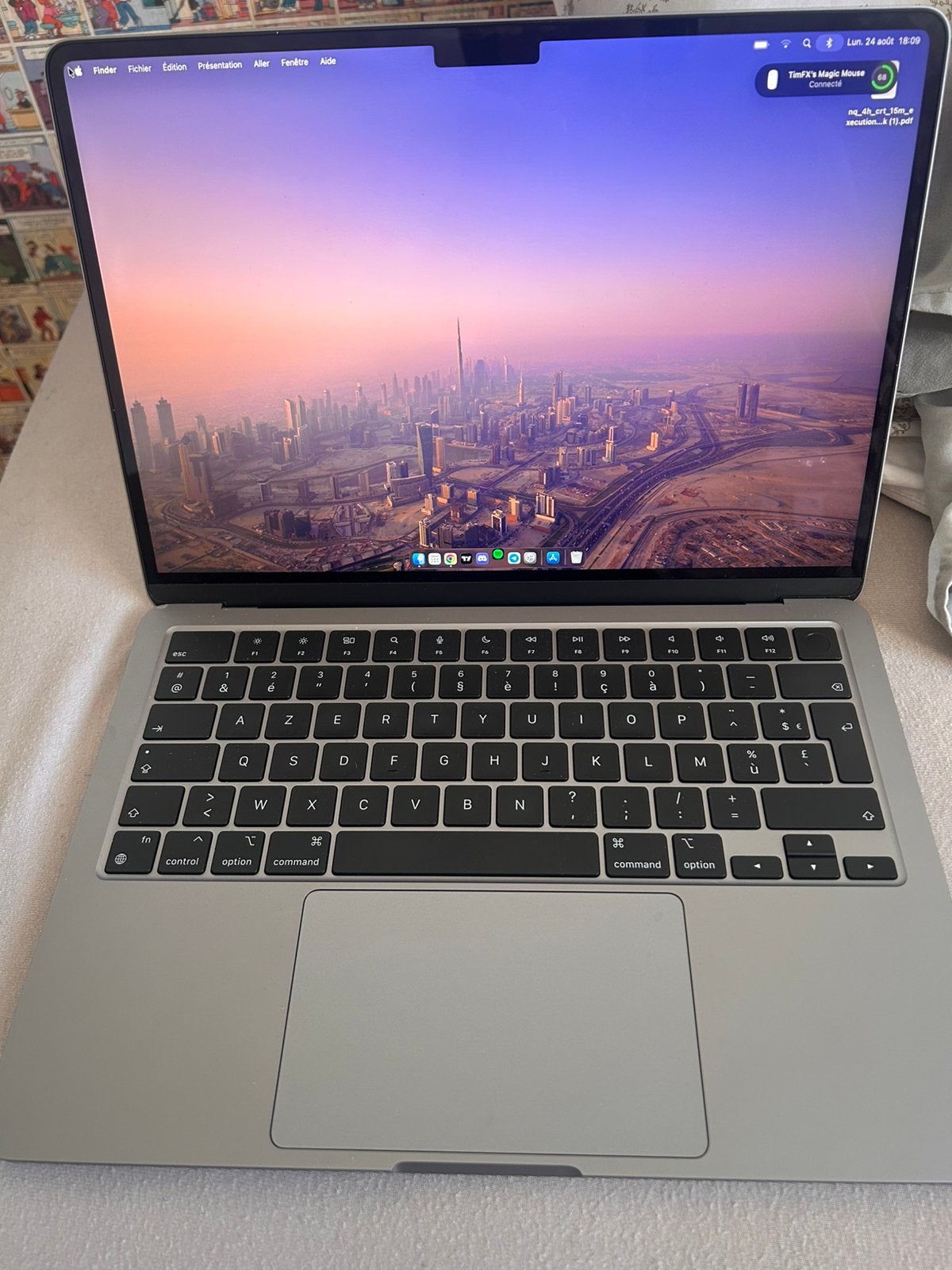 Macbook M2 256Gb 16Gb RAM, Informatique & Logiciels, Apple Macbooks, 256 GB, Comme neuf, Enlèvement, Azerty