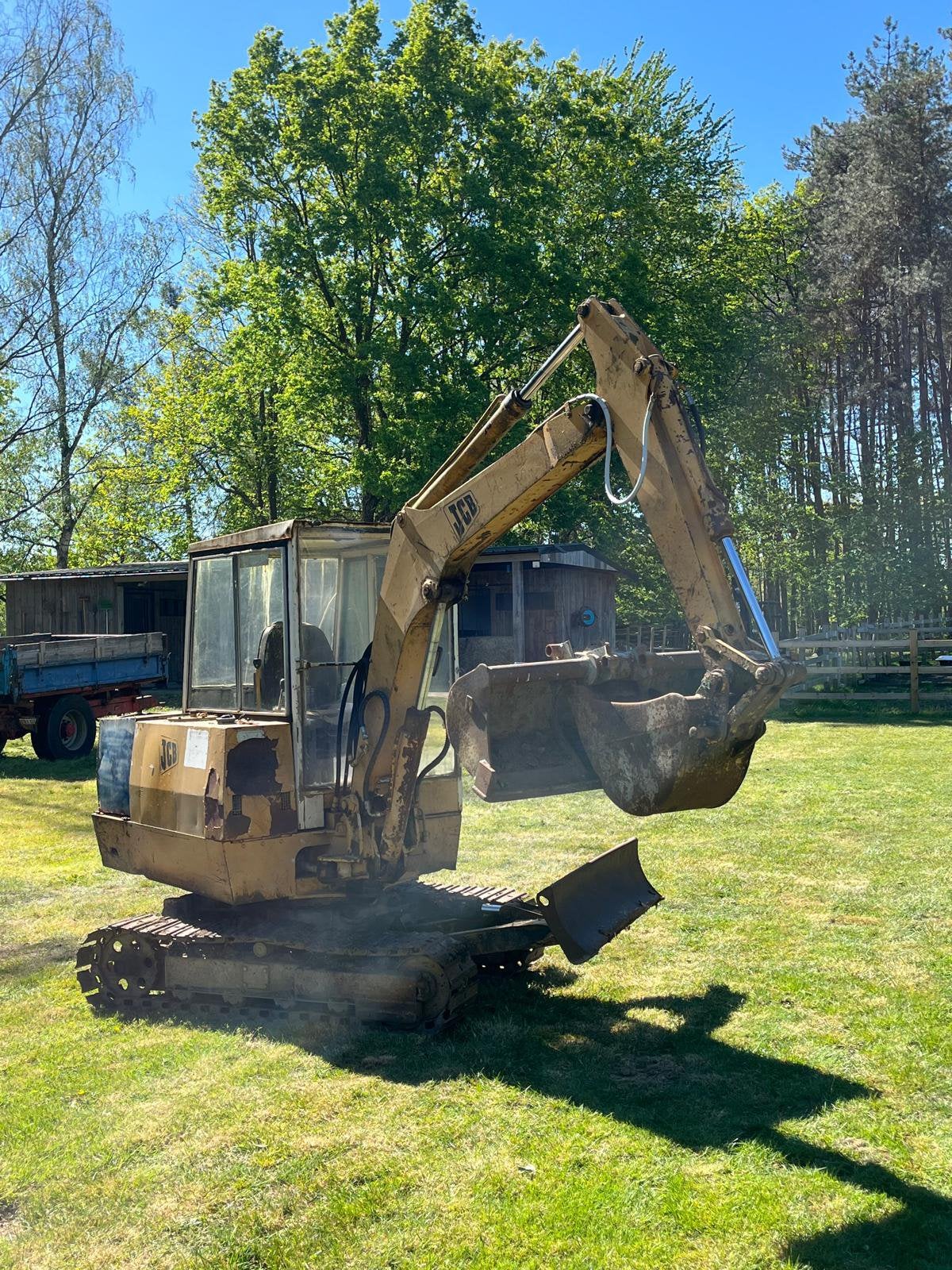 Excavatrice JCB, Enlèvement, Excavatrice