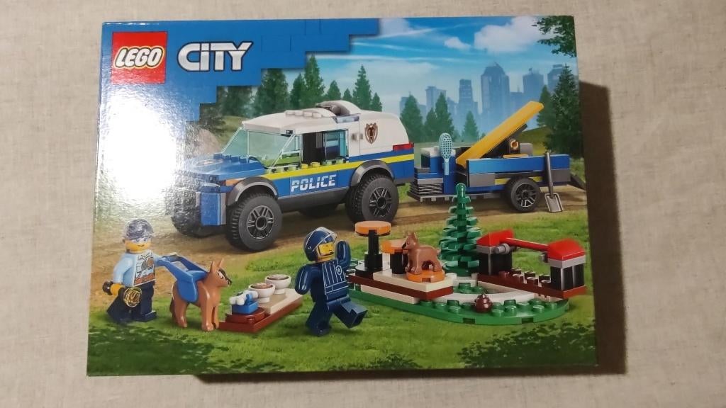 Lego City 60369 – Mobiele training voor politiehonden, Kinderen en Baby's, Speelgoed | Duplo en Lego, Nieuw, Lego, Complete set