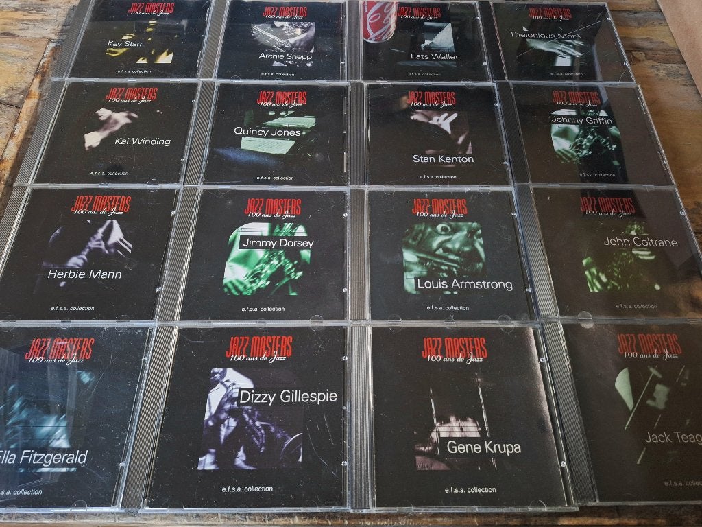 Lot 66 x Cd Jazz Masters - 100 Ans De Jazz Collection, Ophalen of Verzenden, Gebruikt, Jazz, Album
