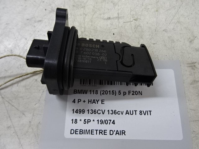 DÉBITMÈTRE BMW 1 serie (F20) (7602038-02), Utilisé, BMW, Petuelring 130
80809  München, DE, Bayerische Motoren Werke AG