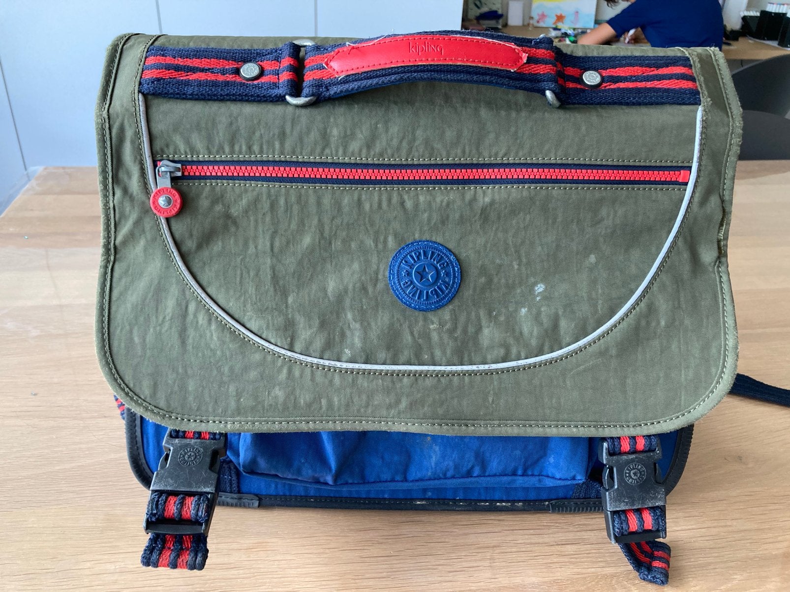 Boekentas Kipling, Ophalen, 40 tot 60 cm, Gebruikt, Minder dan 20 cm