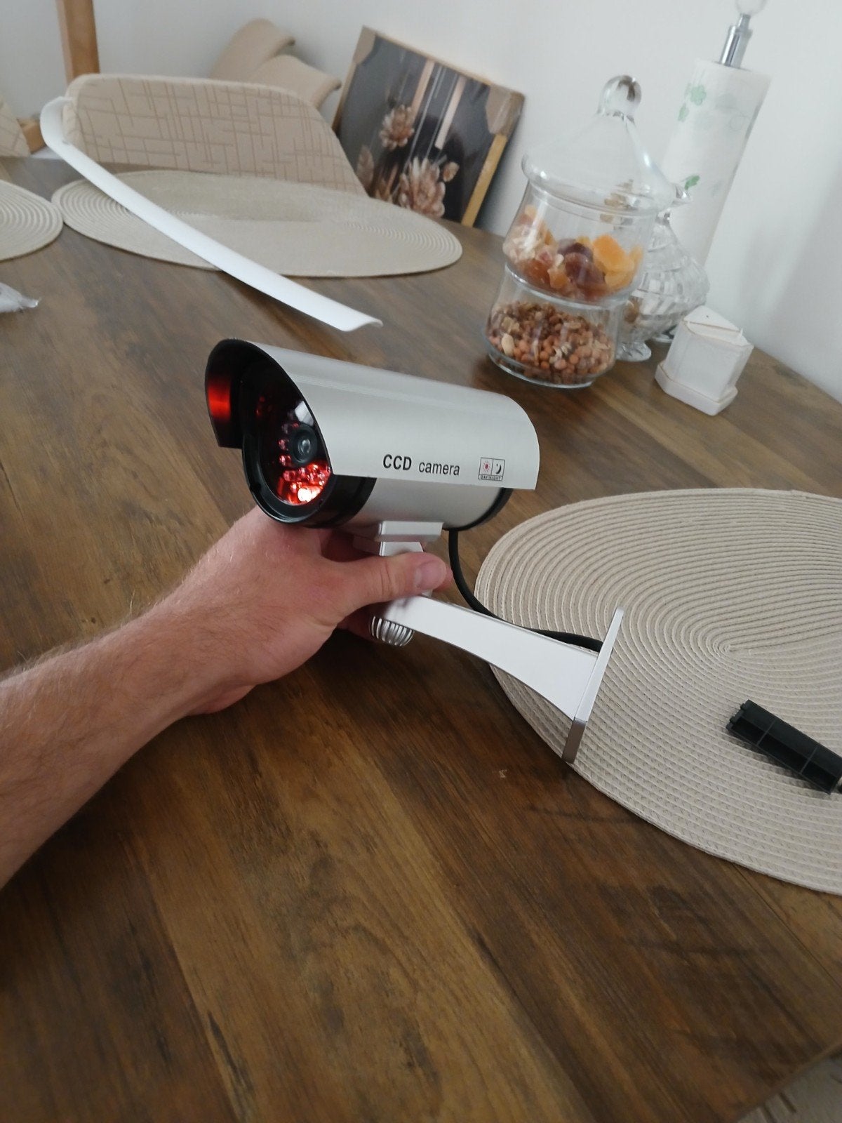 Dummy camera op batterij met rode licht, Audio, Tv en Foto, Videobewaking, Ophalen, Nieuw