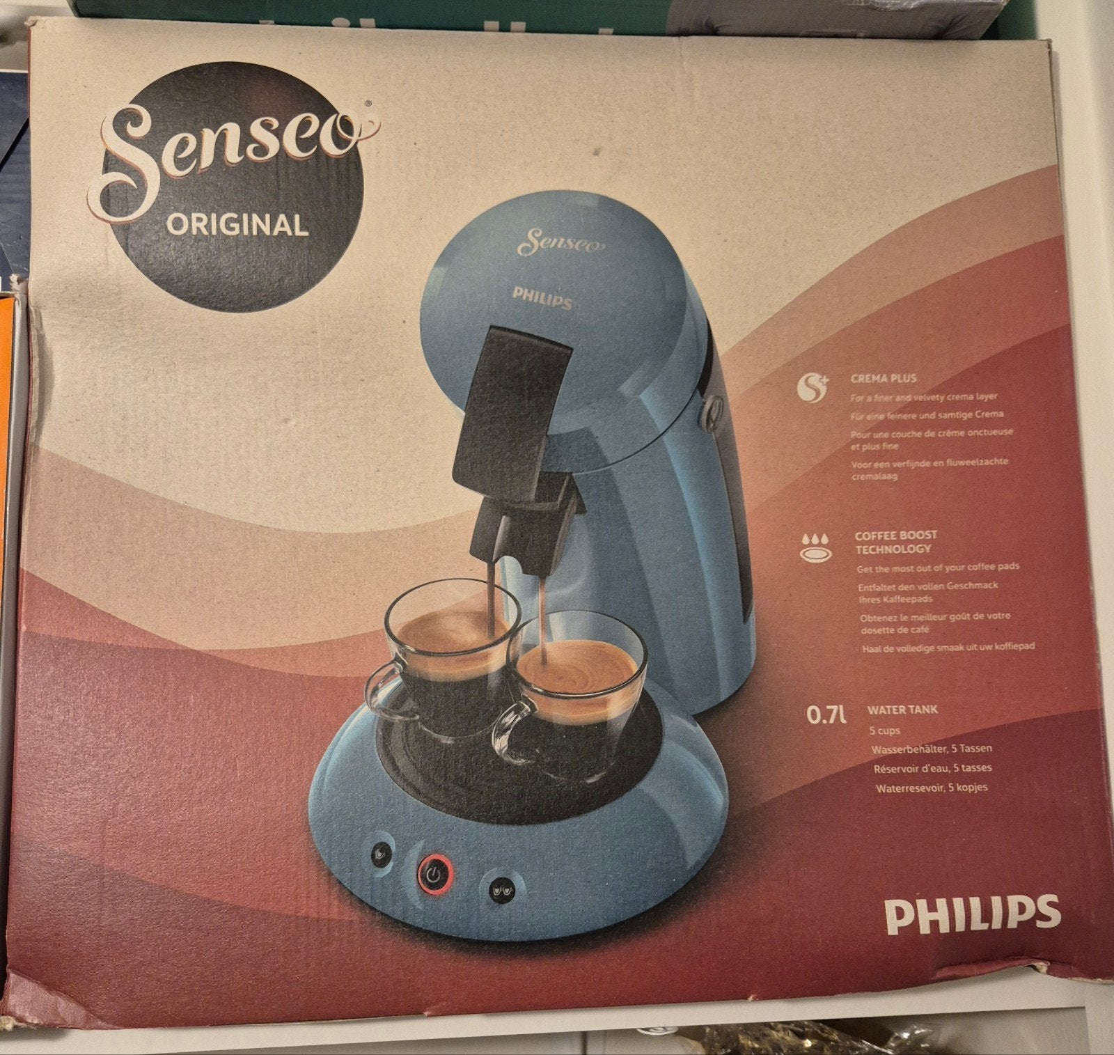 Senseo Original, Neuf, Réservoir d'eau amovible, Dosettes et capsules de café, Enlèvement