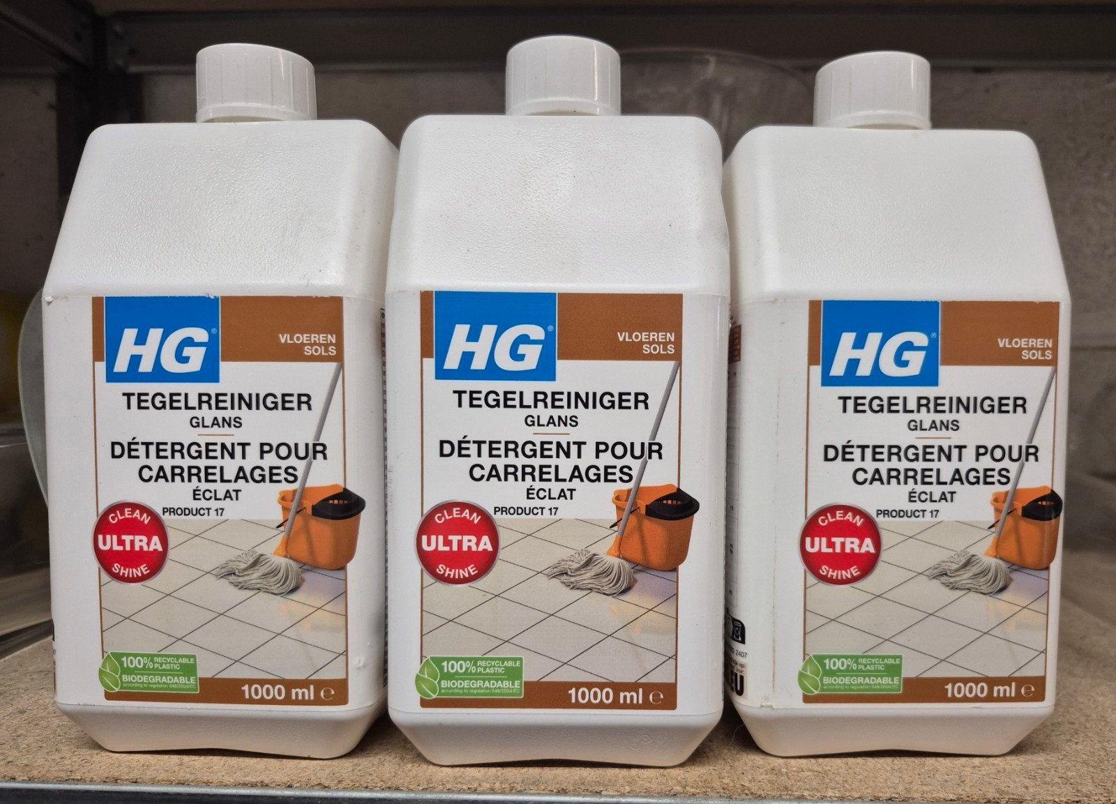 Nettoyant/brillant pour sols HG, Enlèvement