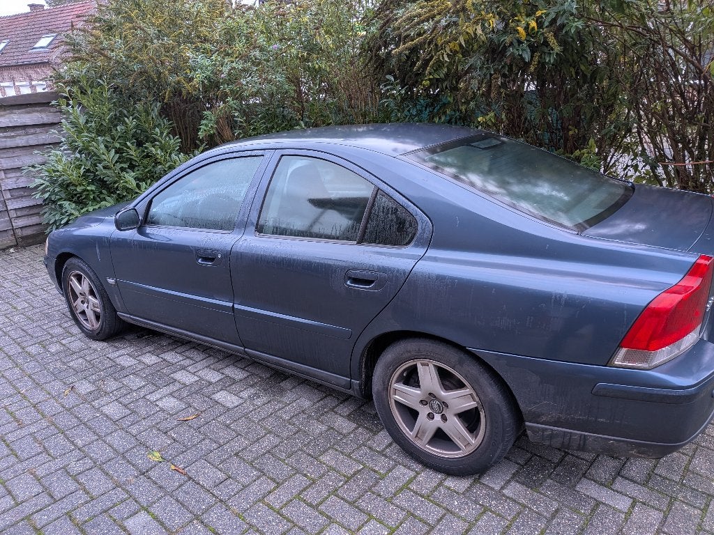 volvo s60 2.4D, Auto's, Zwart, Blauw, S60, Leder