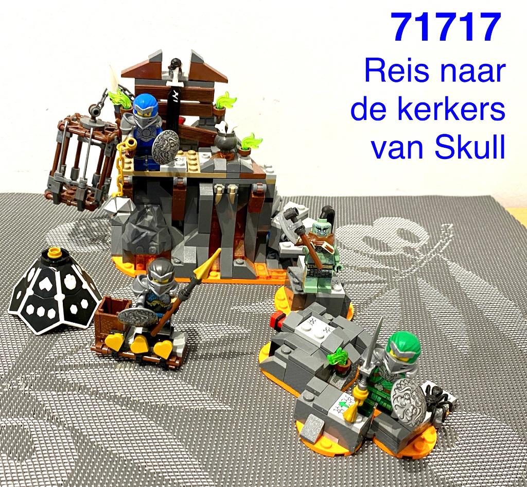Lego Ninjago 71717 Reis naar de kerkers van Skull, Kinderen en Baby's, Speelgoed | Duplo en Lego, Ophalen, Zo goed als nieuw, Complete set