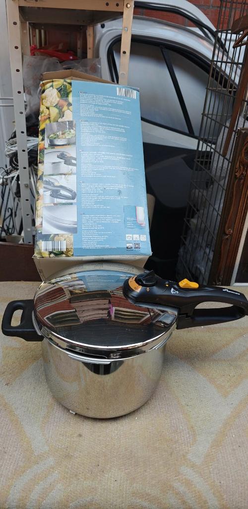 snelkookpan Splendid 6 L nieuw alle vuren, Neuf, Enlèvement ou Envoi, Aluminium, Plaque céramique