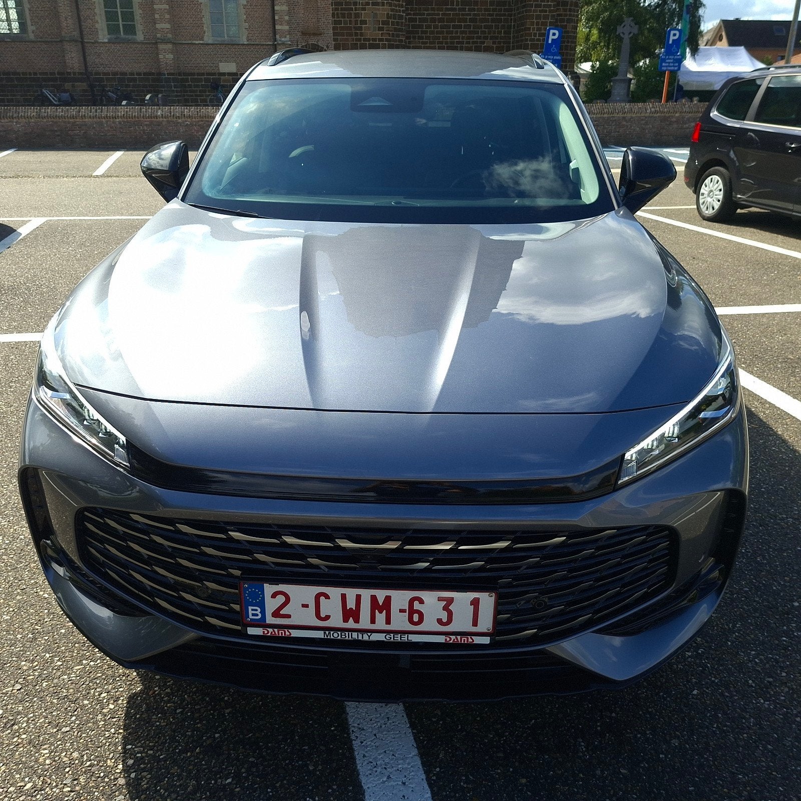 MG HS 1.5 T-GDi HYBRID+ Luxury, Auto's, Leder, Dealer onderhouden, Zilver of Grijs, Te koop