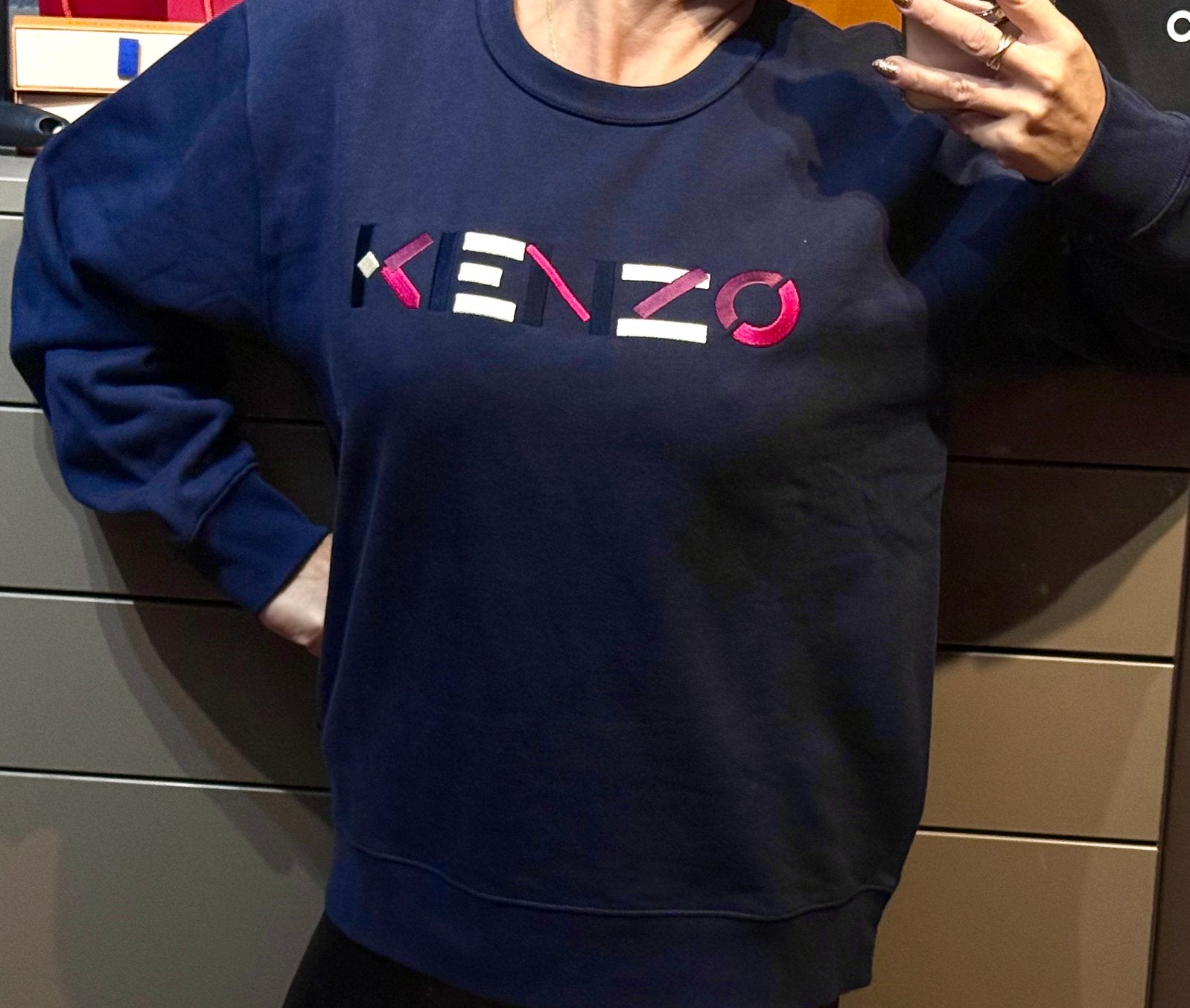Nieuw 290€ authentieke Kenzo T 40 L, Kleding | Dames, Ophalen of Verzenden, Zo goed als nieuw, Blauw