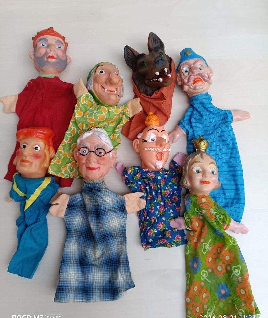 spectacles de marionnettes vintage des années 60/70, Enlèvement