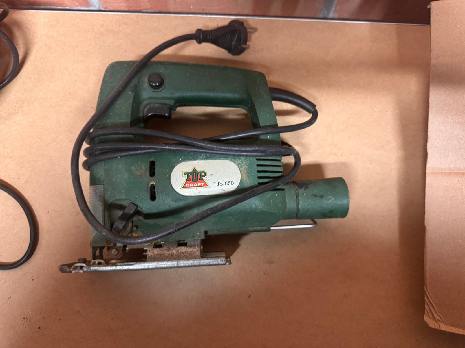 Decoupeerzaag Top Craft TJS 550, Doe-het-zelf en Bouw, Gereedschap | Zaagmachines, Ophalen, Gebruikt, Decoupeerzaag