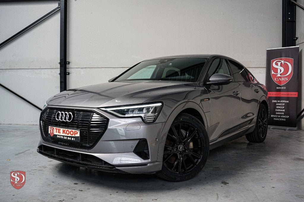 Audi E-Tron 55 Sportback *Shadow line*S line*, Auto's, Audi, Automaat, Euro 6, 5 zetels, Dealer onderhouden
