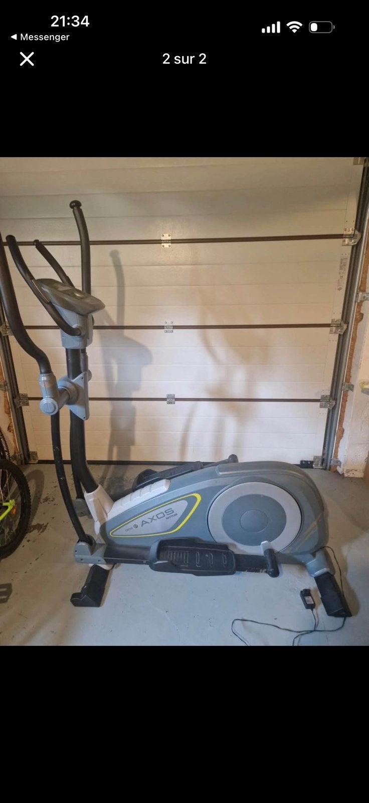 Vélo elliptique, Sports & Fitness, Enlèvement, Comme neuf, Vélo elliptique