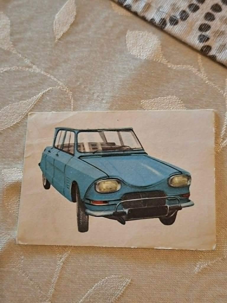 Prentje/Chromo : Citroën Ami-6 / Chocolade Jacques, Verzamelen, Ophalen of Verzenden, Gebruikt, Overige onderwerpen, Prent
