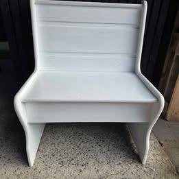Banc Coffre d'entrée Style Cottage Vintage, Enlèvement