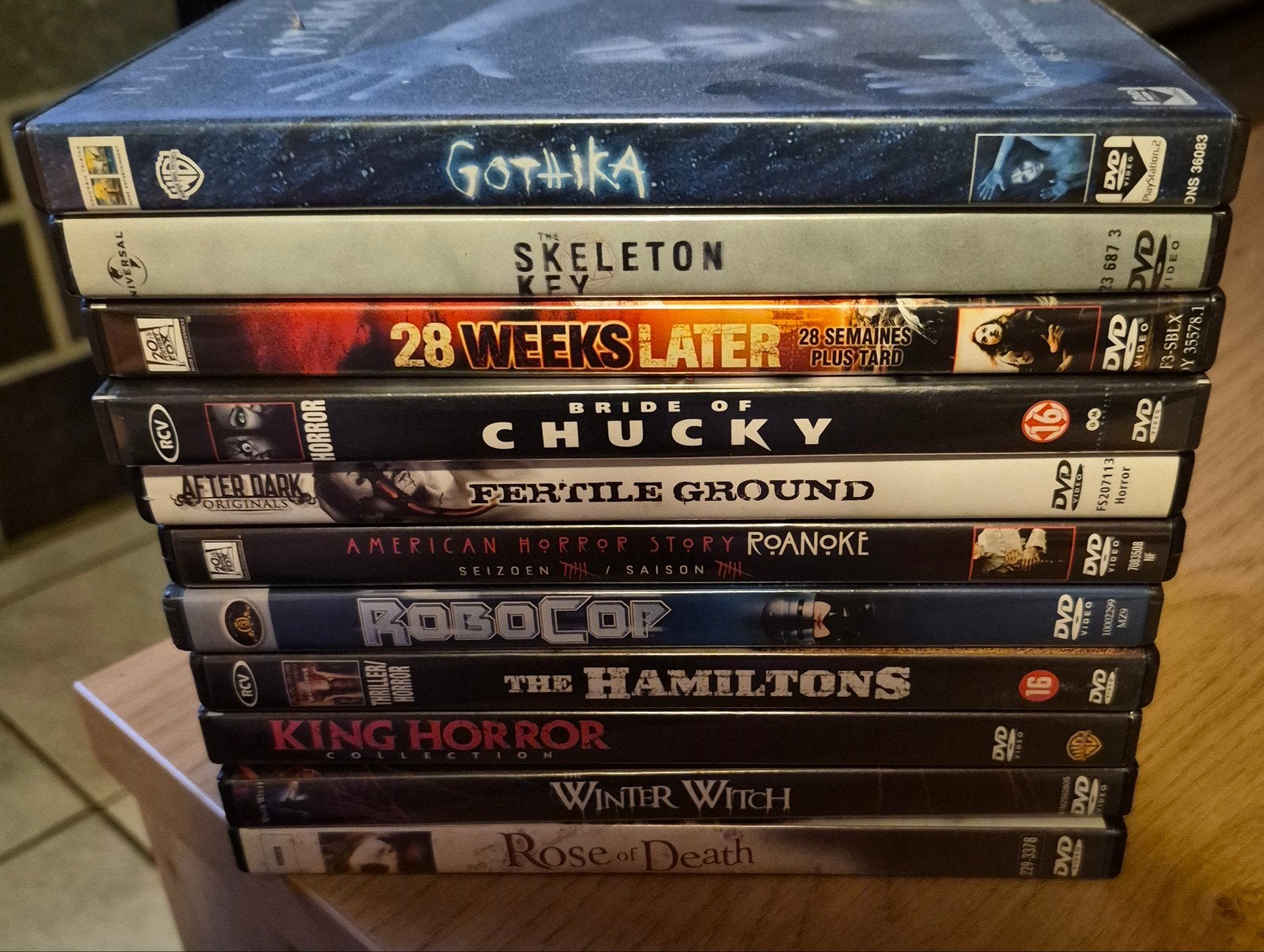 Horror dvds lotje van 11 stuks, Ophalen of Verzenden