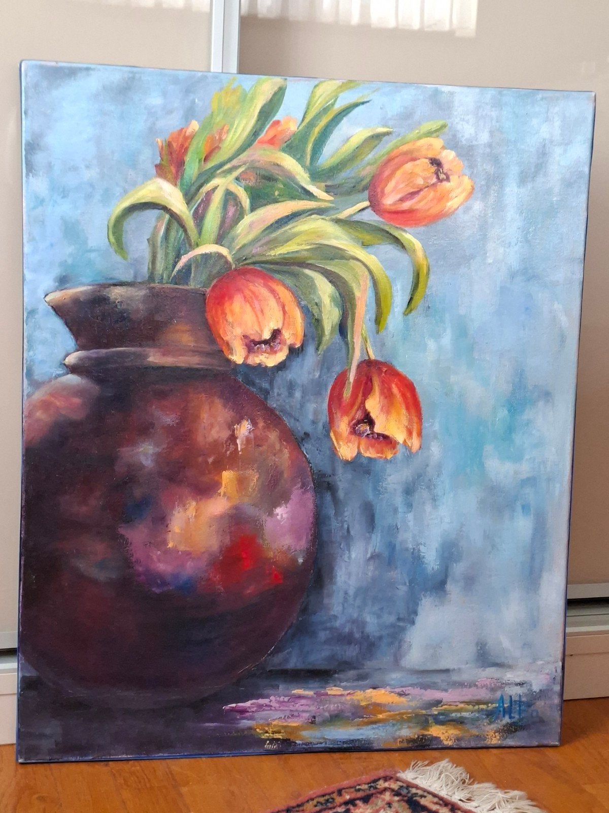tableau à l'huile, Enlèvement ou Envoi