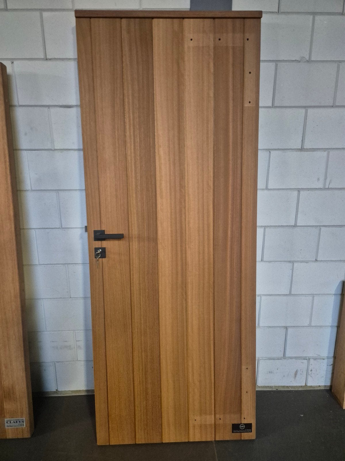 Poort in hardhout, Tuin en Terras, Ophalen, Nieuw, Hout, Looppoort