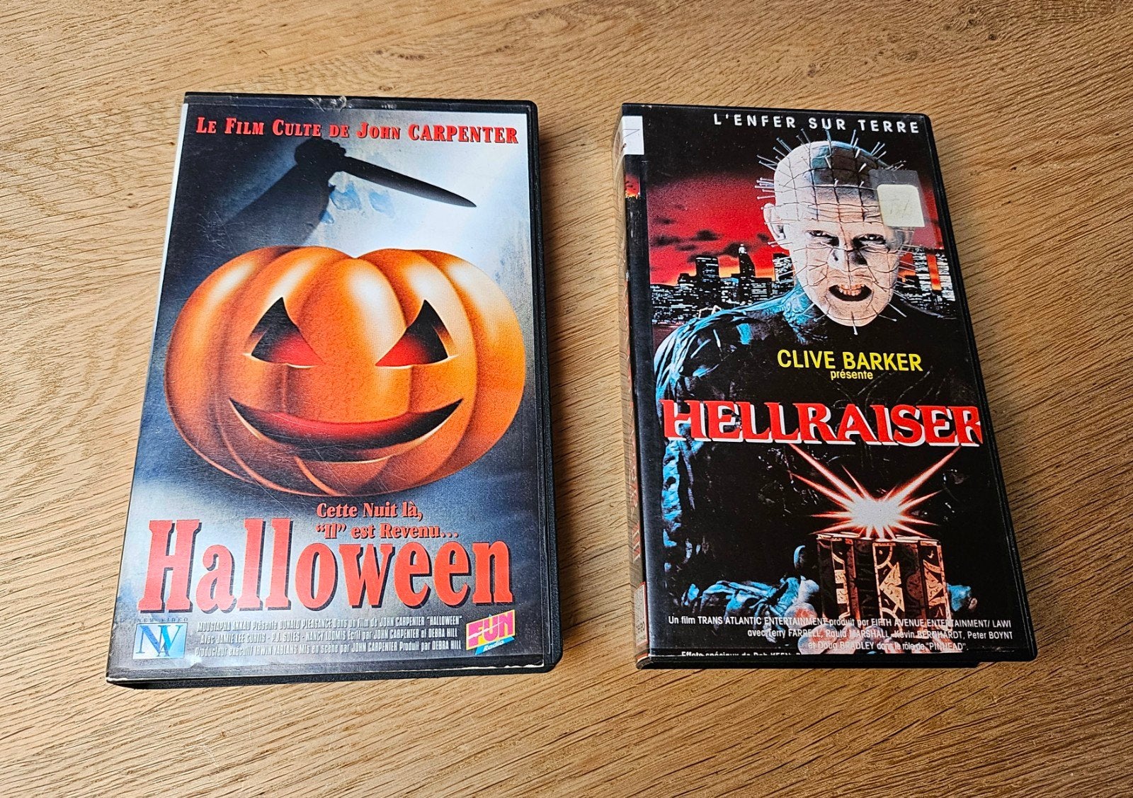 VHS HALLOWEEN EN HELLRAISER III, Ophalen of Verzenden