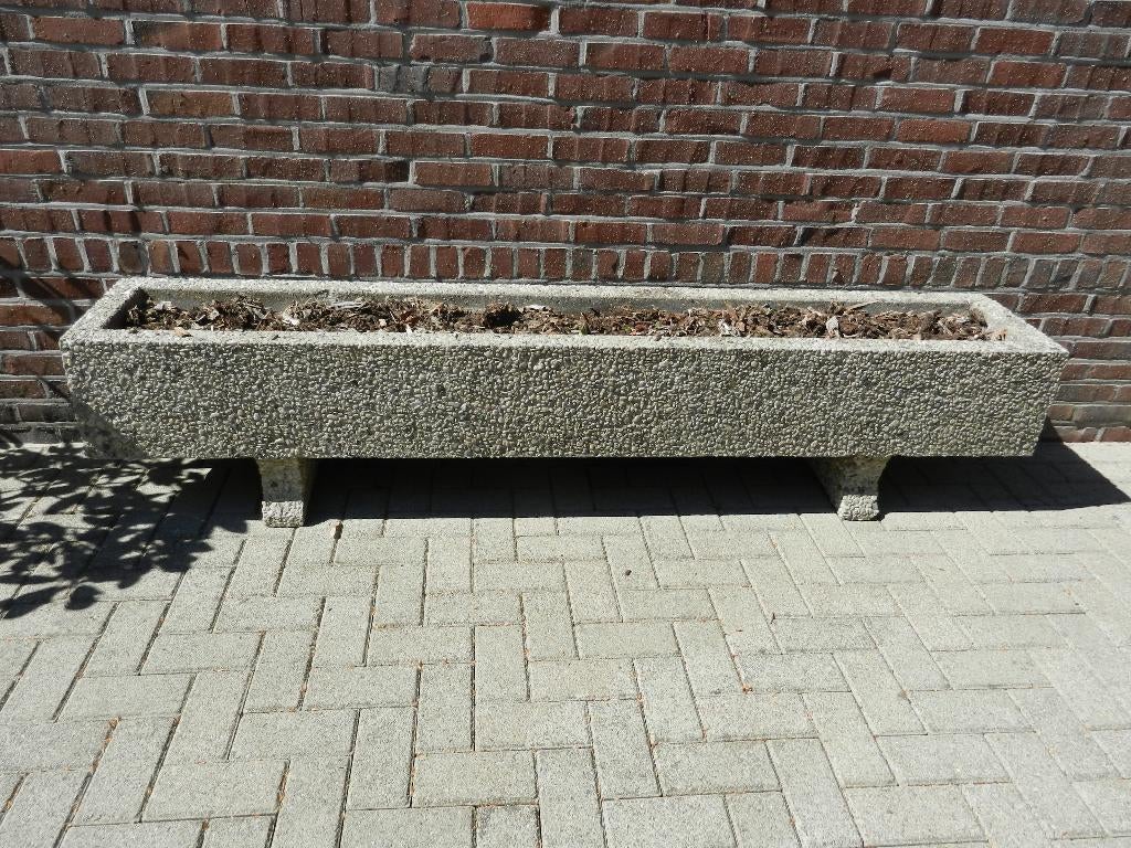 Betonnen bloembak plantenbak, Tuin en Terras, Ophalen, Gebruikt, 100 cm of meer, Beton