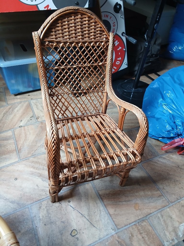 Chaise pour enfant en rotin, Enlèvement, Utilisé, Autres types