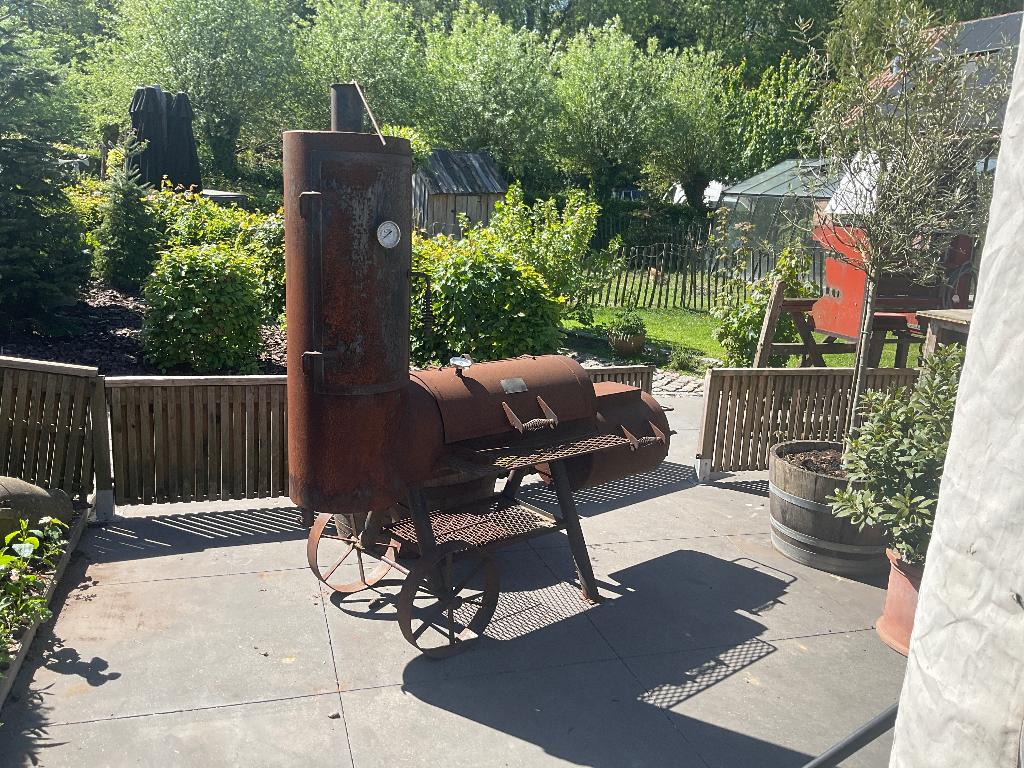 Oklahoma BBQ, Tuin en Terras, Ophalen, Gebruikt, Oklahoma BBQ Joe,s Smoker 20 inch
