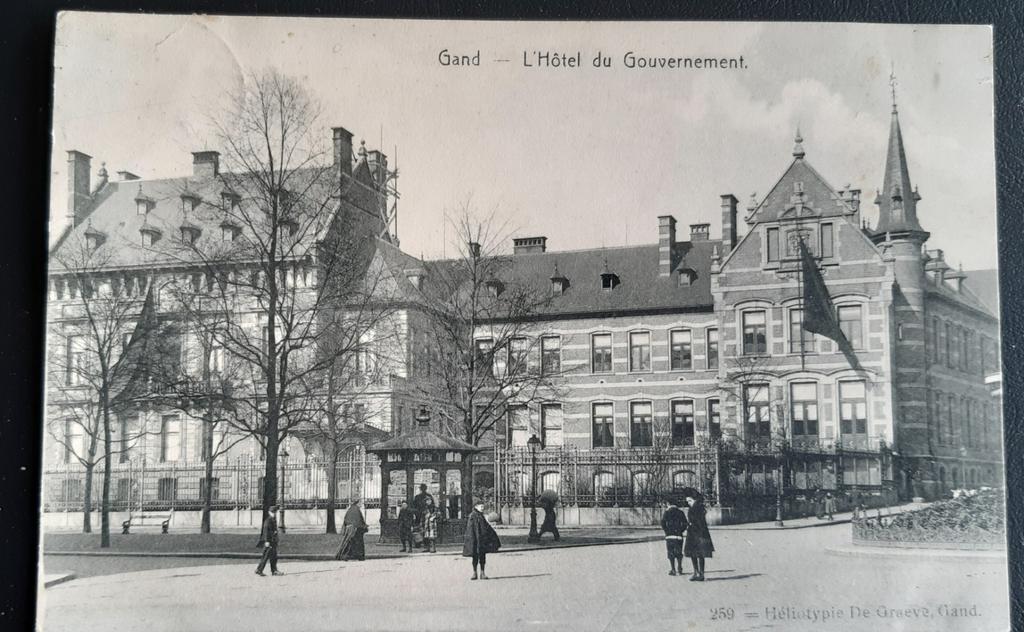 GRAND hôtel du GOUVERNEMENT À GAND, Envoi