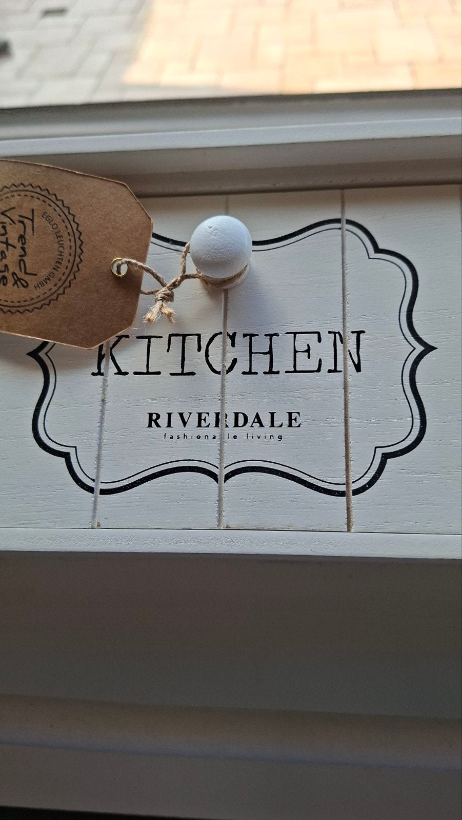 keukenrolhouder met lade, Ophalen, Wit