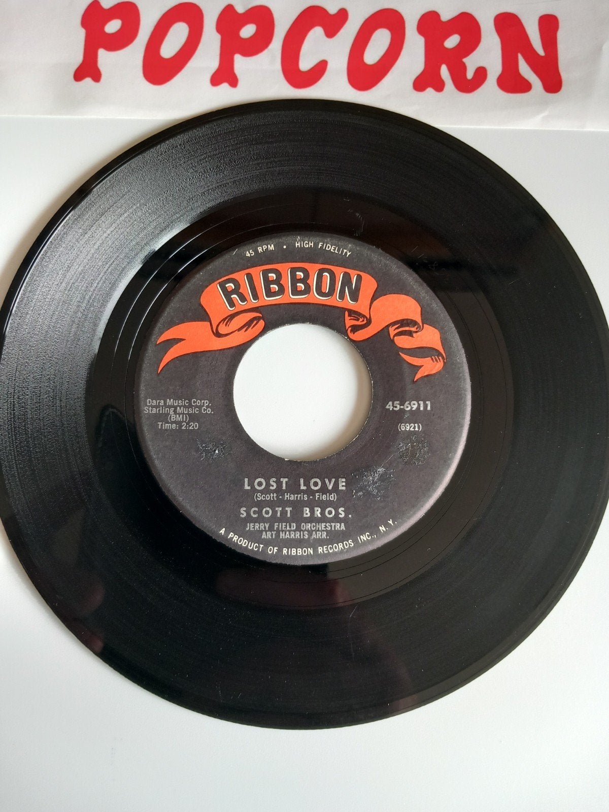 SCOTT BROS. LOST LOVE. USA 45T