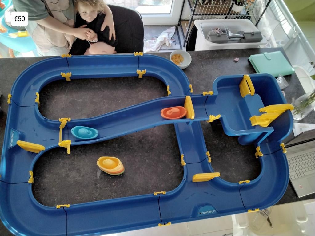 Waterbaan met 5-tal bootjes, Kinderen en Baby's, Ophalen