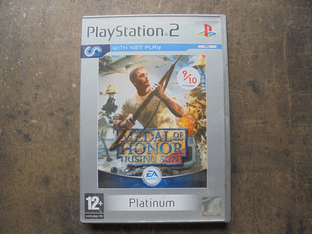 Medal Of Honor Rising Sun voor PS2 (zie foto's), Consoles de jeu & Jeux vidéo, Shooter, Enlèvement ou Envoi, 1 joueur, À partir de 12 ans