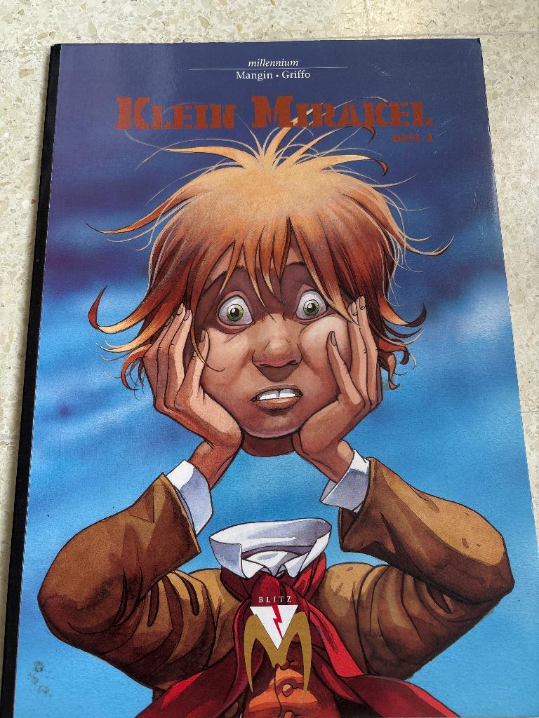 Strips ‘Klein Mirakel’, Boeken, Eén stripboek, Ophalen of Verzenden, Zo goed als nieuw, Mangin en Griffo
